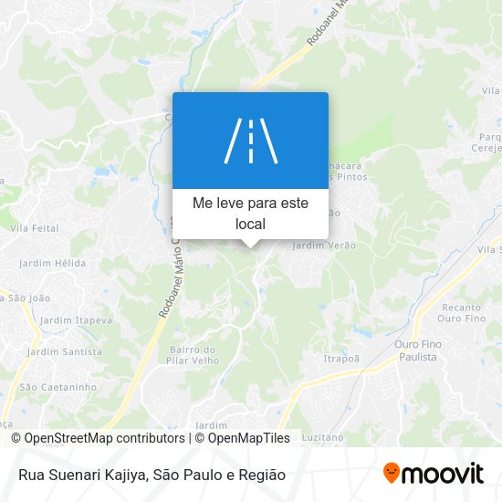 Rua Suenari Kajiya mapa