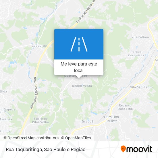 Rua Taquaritinga mapa