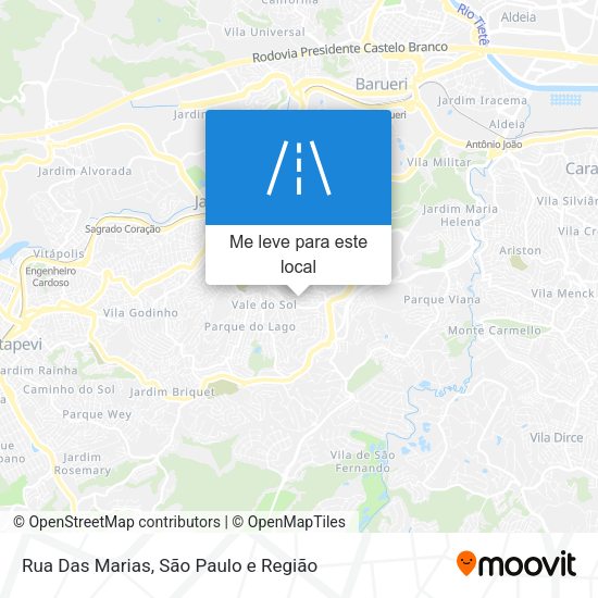 Rua Das Marias mapa