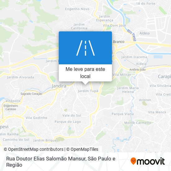 Rua Doutor Elias Salomão Mansur mapa