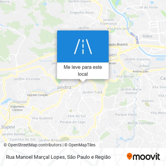Rua Manoel Marçal Lopes mapa