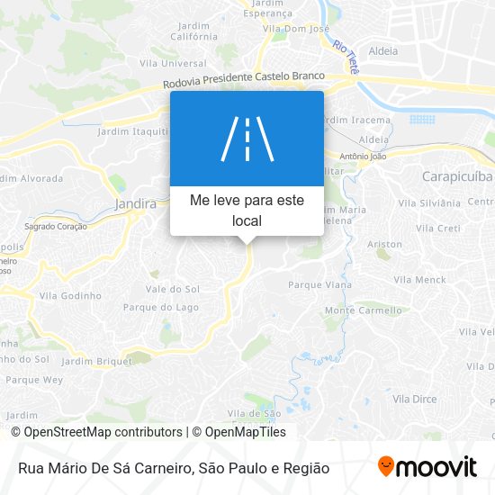 Rua Mário De Sá Carneiro mapa