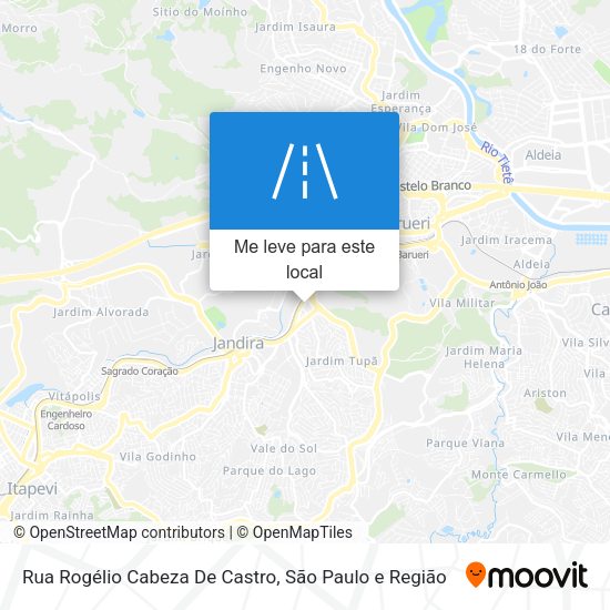 Rua Rogélio Cabeza De Castro mapa