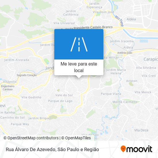 Rua Álvaro De Azevedo mapa