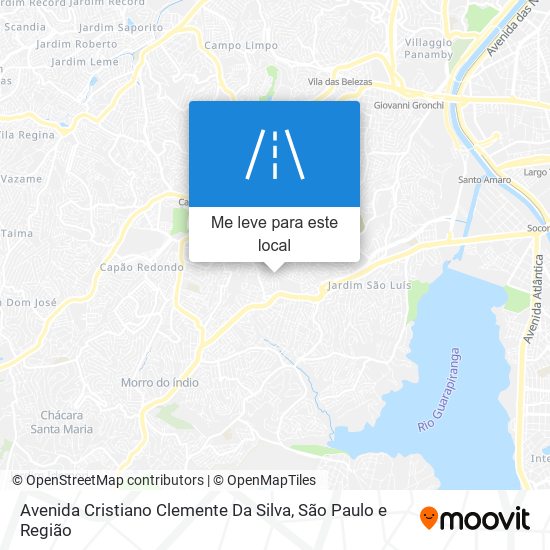 Avenida Cristiano Clemente Da Silva mapa