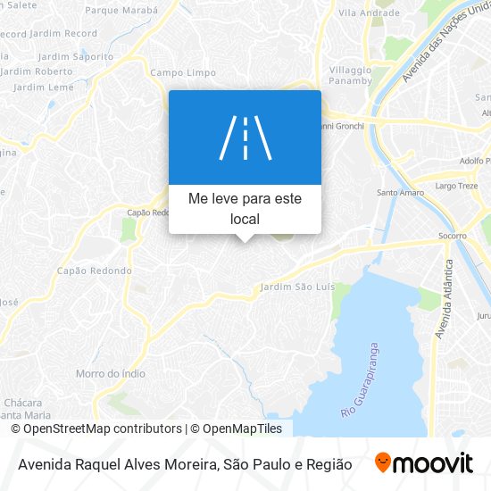 Avenida Raquel Alves Moreira mapa