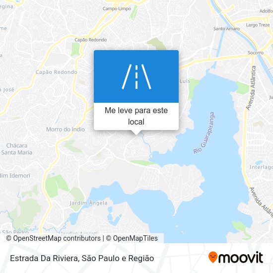 Estrada Da Riviera mapa