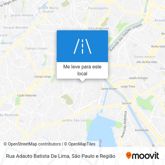 Rua Adauto Batista De Lima mapa