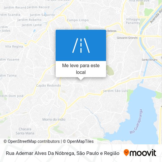 Rua Ademar Alves Da Nóbrega mapa