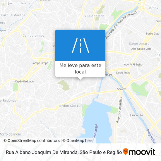 Rua Albano Joaquim De Miranda mapa