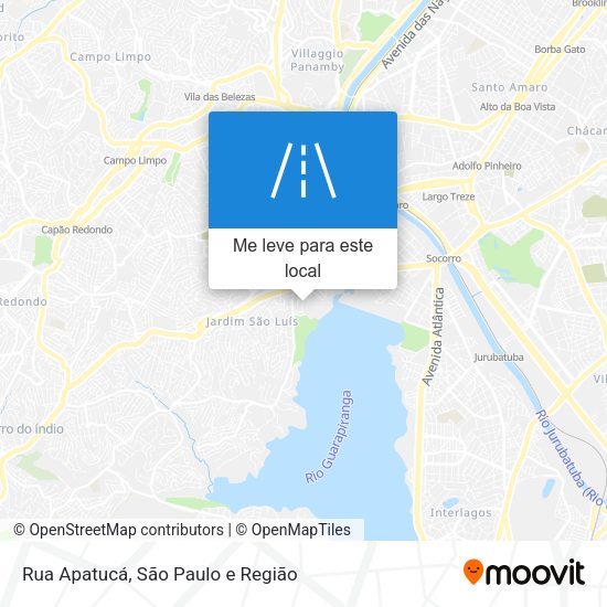 Rua Apatucá mapa