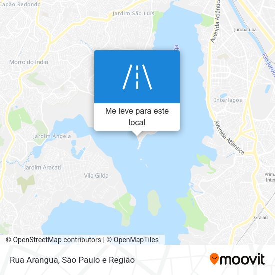 Rua Arangua mapa