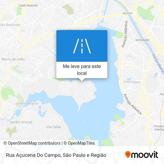 Rua Açucena Do Campo mapa