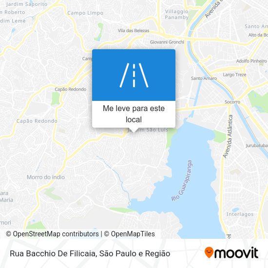 Rua Bacchio De Filicaia mapa