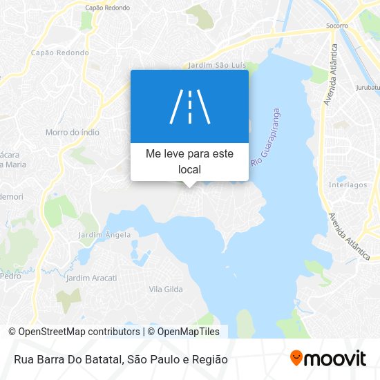 Rua Barra Do Batatal mapa