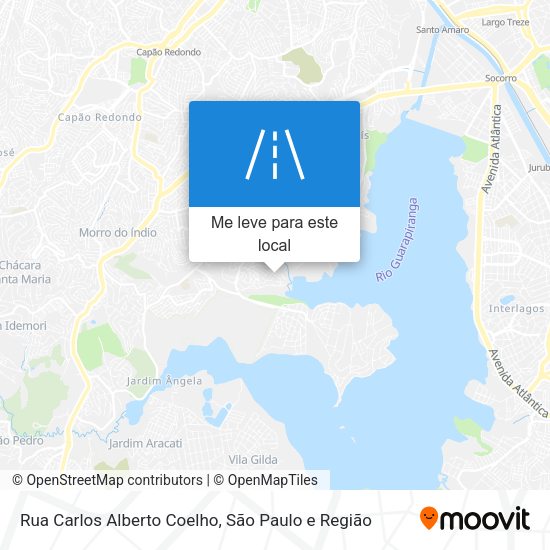 Rua Carlos Alberto Coelho mapa