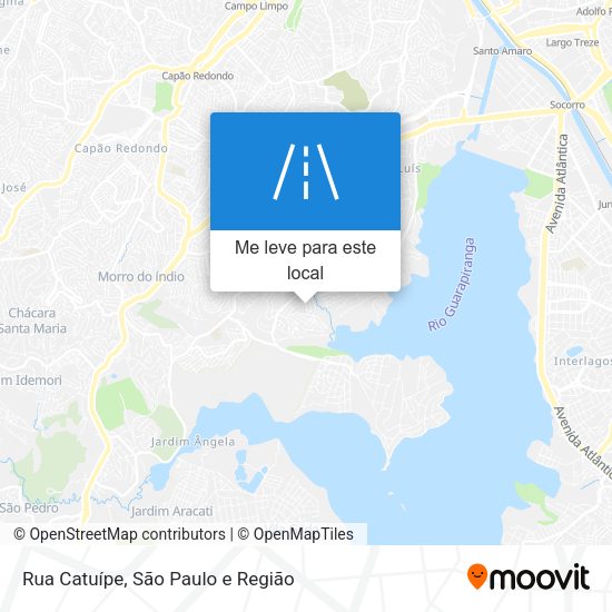 Rua Catuípe mapa