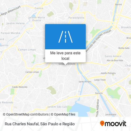 Rua Charles Naufal mapa