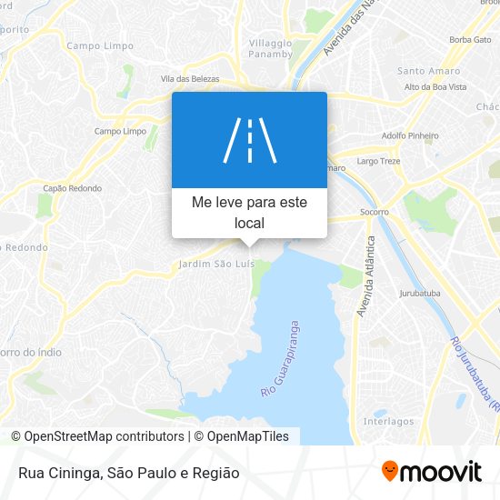 Rua Cininga mapa