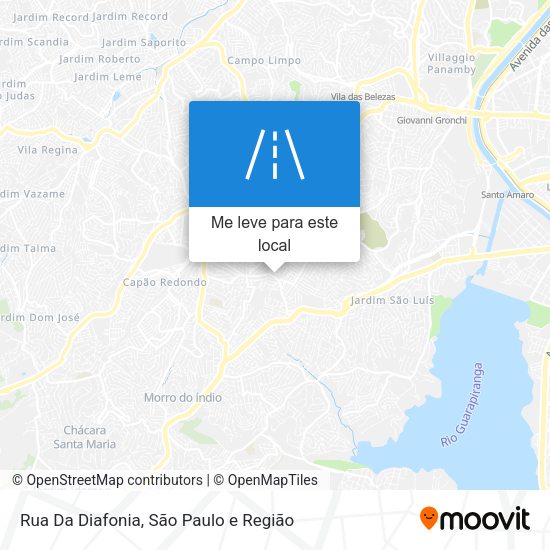 Rua Da Diafonia mapa