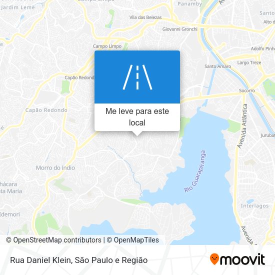 Rua Daniel Klein mapa