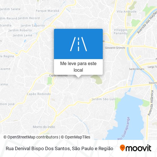 Rua Denival Bispo Dos Santos mapa