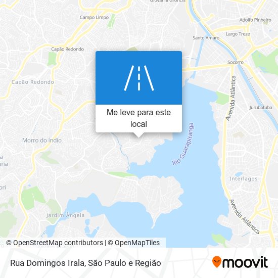 Rua Domingos Irala mapa