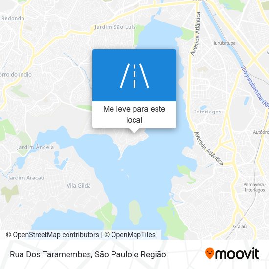 Rua Dos Taramembes mapa