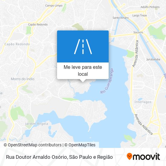 Rua Doutor Arnaldo Osório mapa