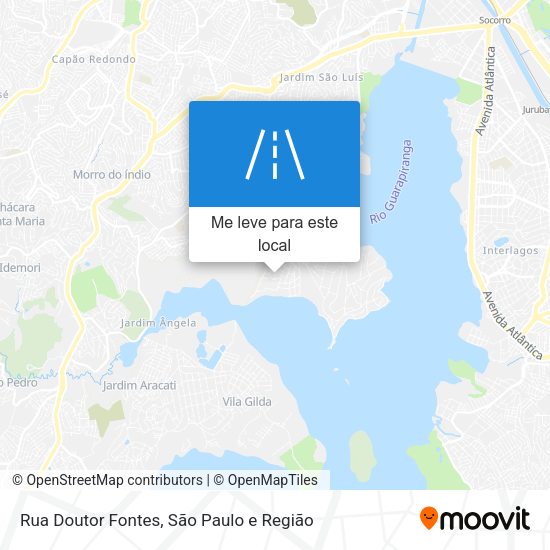 Rua Doutor Fontes mapa