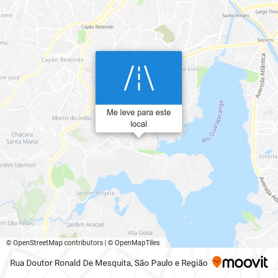 Rua Doutor Ronald De Mesquita mapa