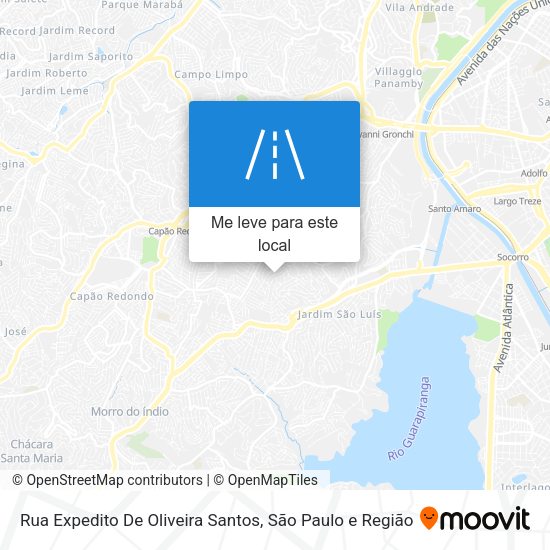 Rua Expedito De Oliveira Santos mapa