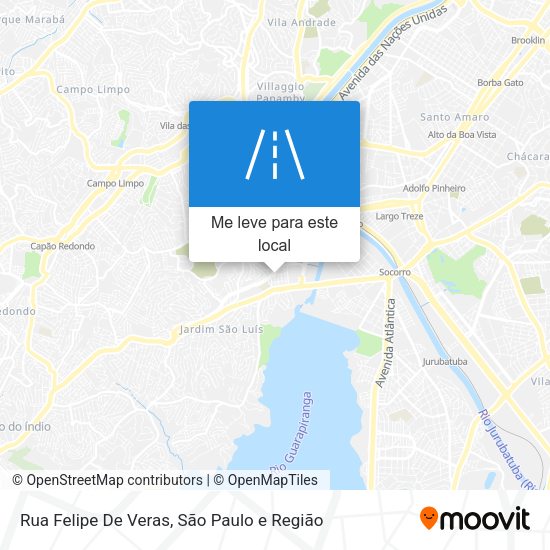 Rua Felipe De Veras mapa