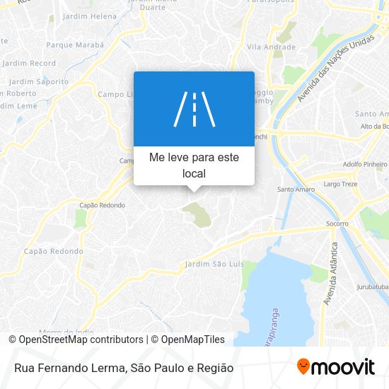 Rua Fernando Lerma mapa