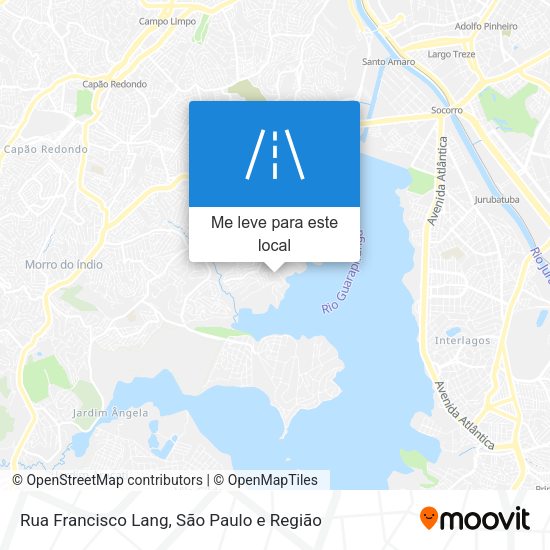 Rua Francisco Lang mapa