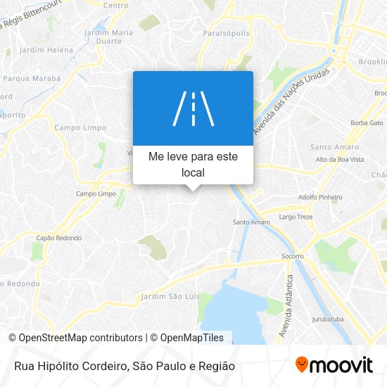 Rua Hipólito Cordeiro mapa