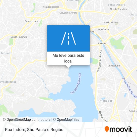 Rua Indore mapa