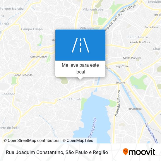 Rua Joaquim Constantino mapa