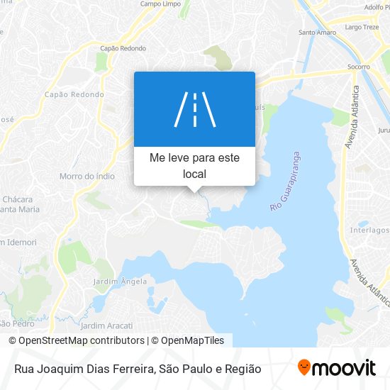 Rua Joaquim Dias Ferreira mapa