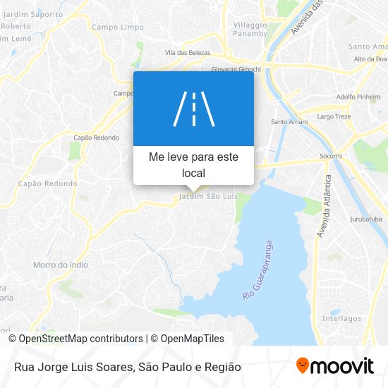 Rua Jorge Luis Soares mapa