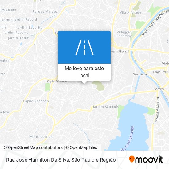 Rua José Hamilton Da Silva mapa