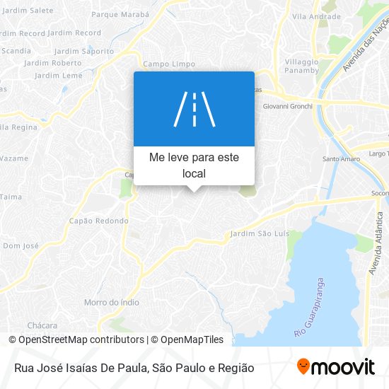 Rua José Isaías De Paula mapa