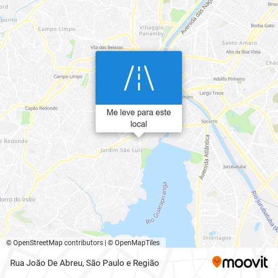 Rua João De Abreu mapa