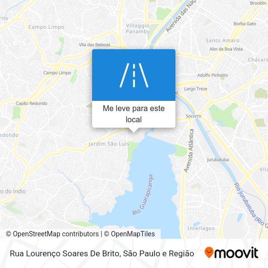 Rua Lourenço Soares De Brito mapa