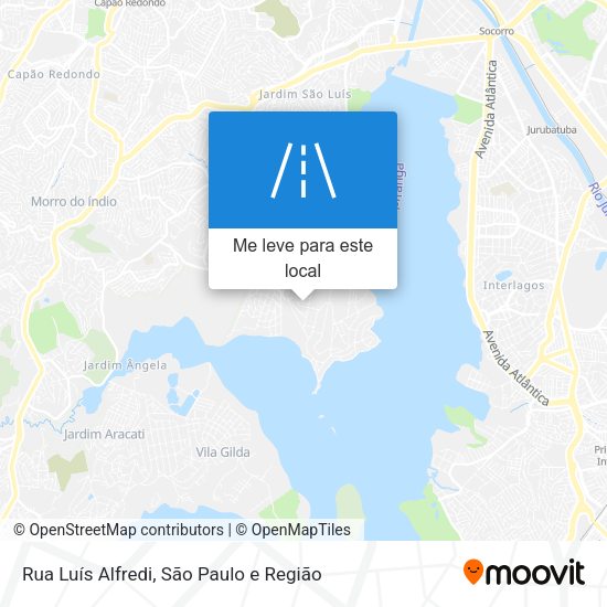 Rua Luís Alfredi mapa