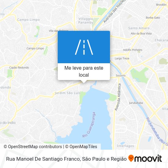 Rua Manoel De Santiago Franco mapa