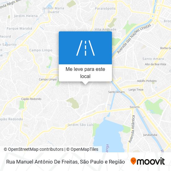 Rua Manuel Antônio De Freitas mapa