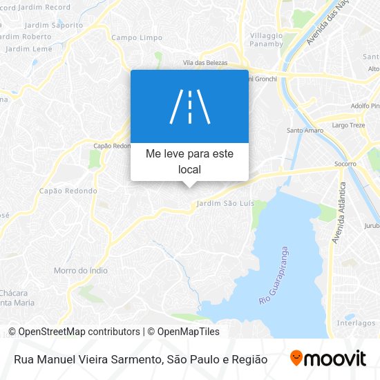 Rua Manuel Vieira Sarmento mapa