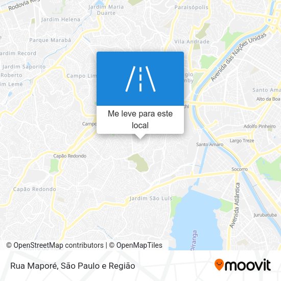 Rua Maporé mapa