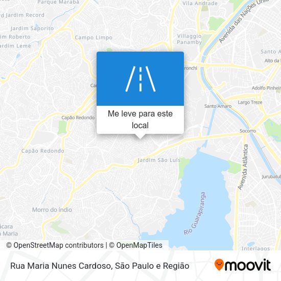 Rua Maria Nunes Cardoso mapa